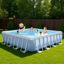 Каркасный бассейн Intex 28764, 427 х 427 х 107 см., с фильтр-насосом